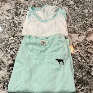 Pink VS Victoria Secret Pink Long Sleeve Shirt Baseball Dog Vintage Bundle Y2K